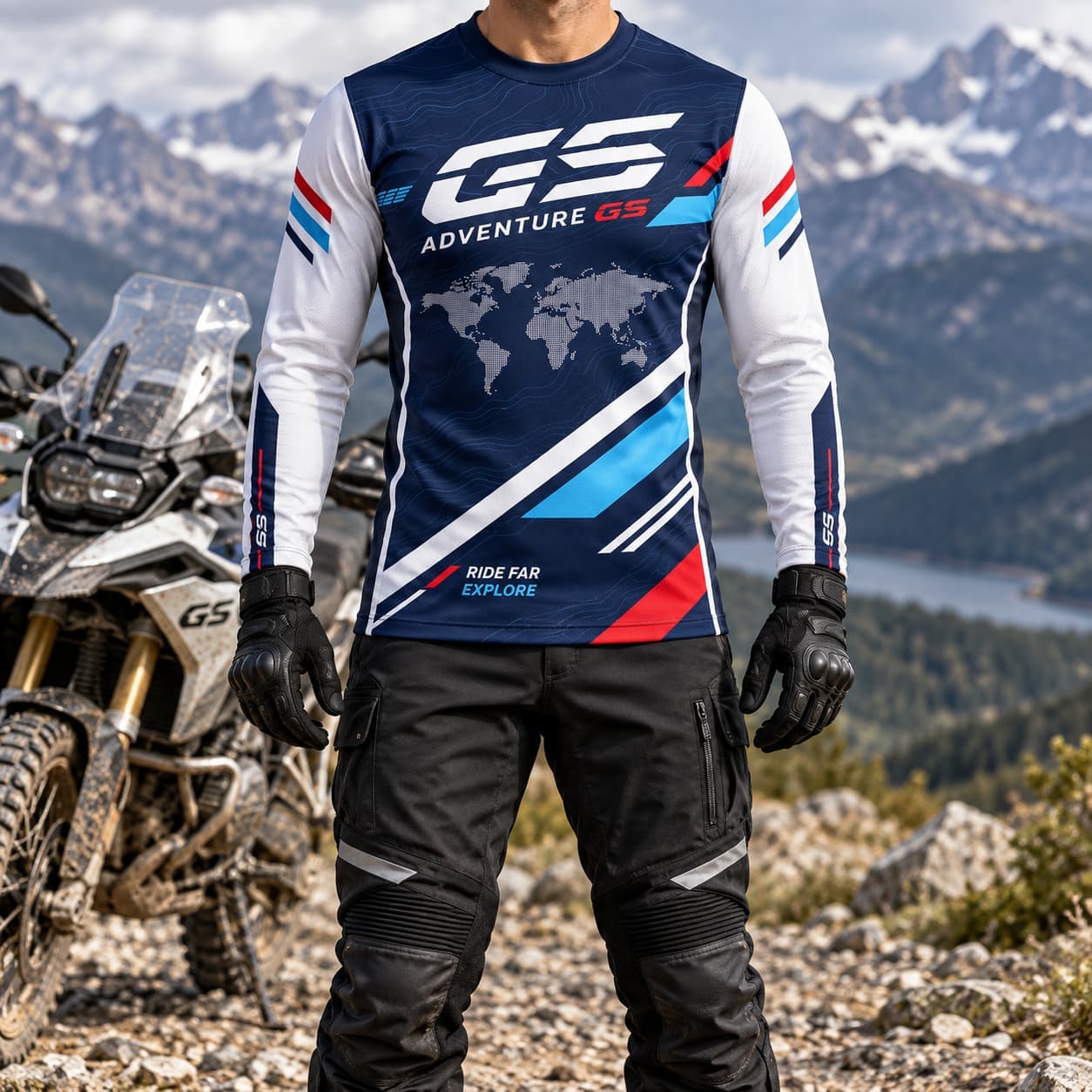 GS Adventure Mens Tshirt Motor - Outdoor Adventure Outfit 评论和价格