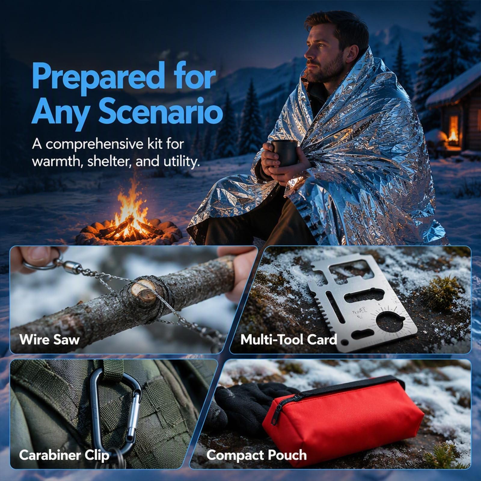 24-Day Survival Tool Christmas - Outdoor Adventure Birthday Party 评论和价格